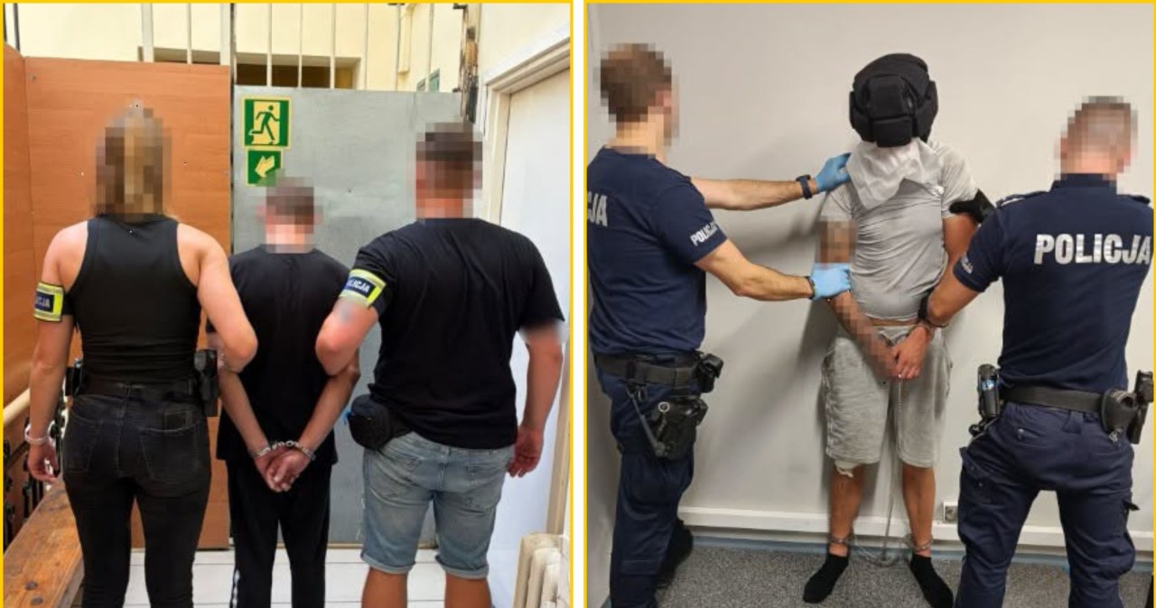 Niebezpieczny incydent w centrum Krakowa. Agresywni mężczyźni w rękach policji