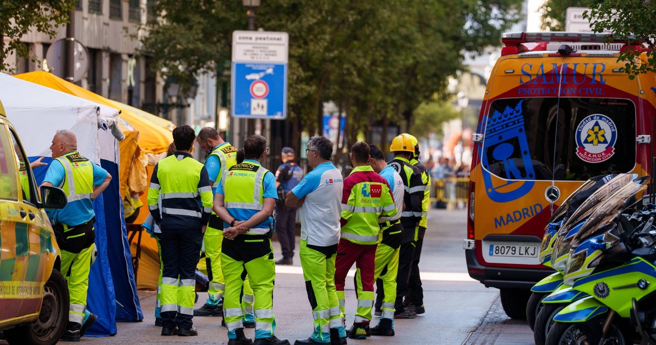 Tragedia w centrum Madrytu. Zwiększył się bilans ofiar