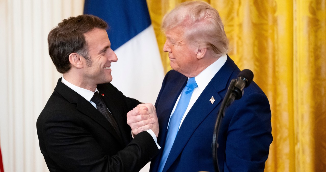 Macron uderzony przez żonę. Trump komentuje i radzi