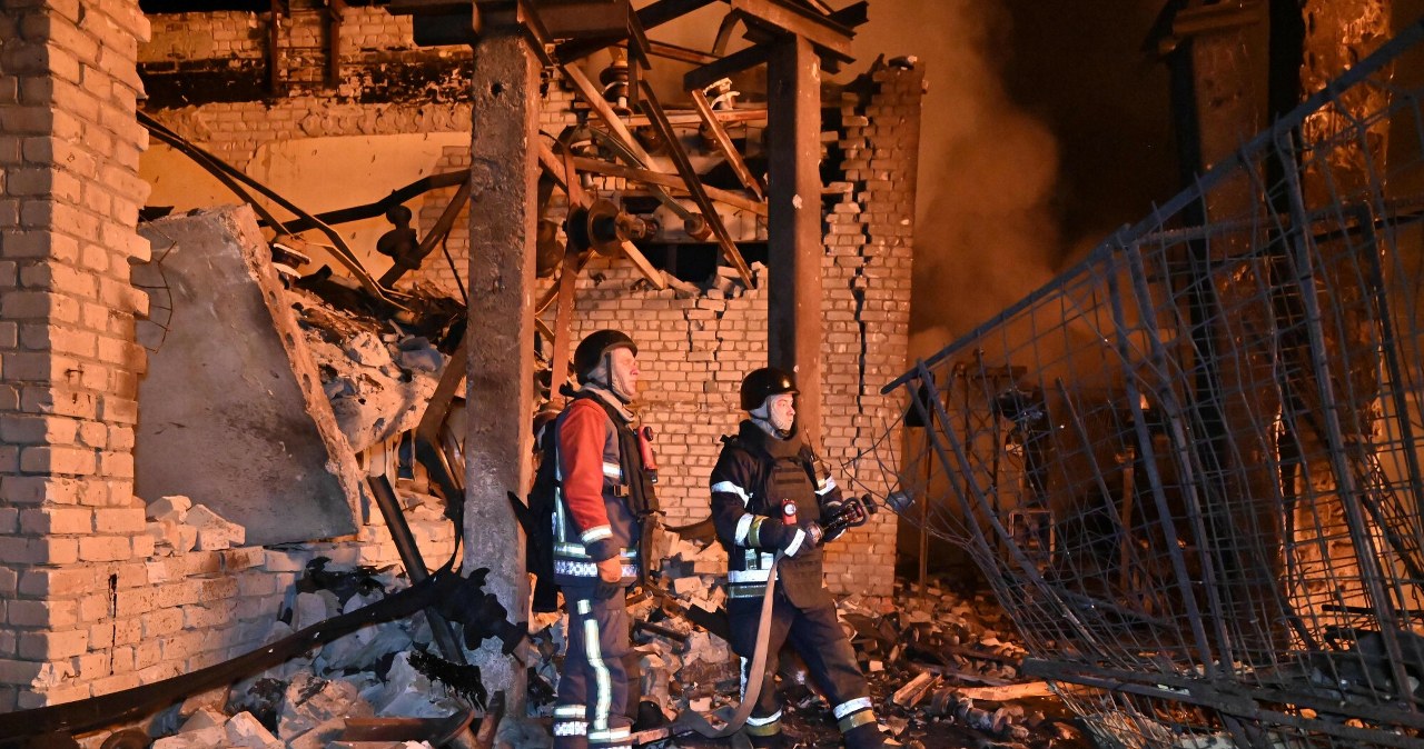 Część Kijowa bez prądu i wody, ranni, martwy 7-latek. Nocny koszmar Ukrainy