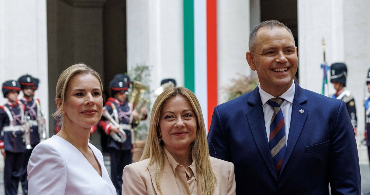 Współpraca, bezpieczeństwo, "międzynarodowe kryzysy". Nawrocki rozmawiał z Meloni