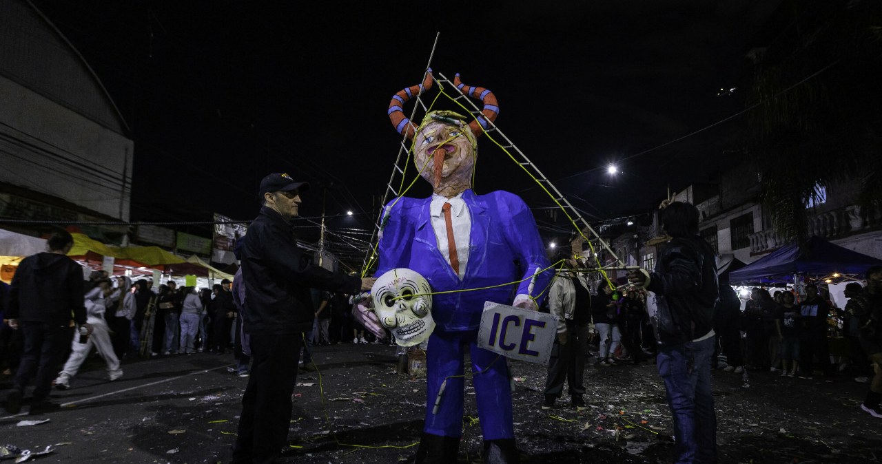 "Palenie Judasza" w Meksyku. Spłonęły kukły Trumpa, El Mencho i służby ICE