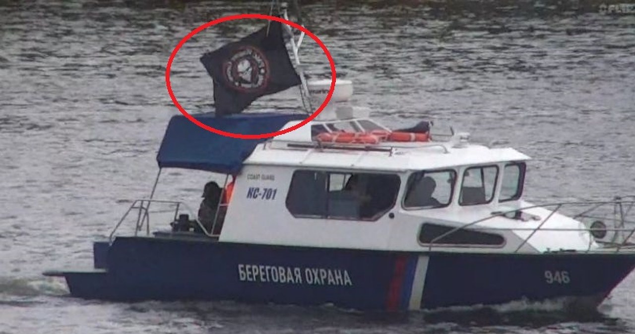 Rosyjski kuter z flagą Wagnera. Estońskie władze skonały ze śmiechu