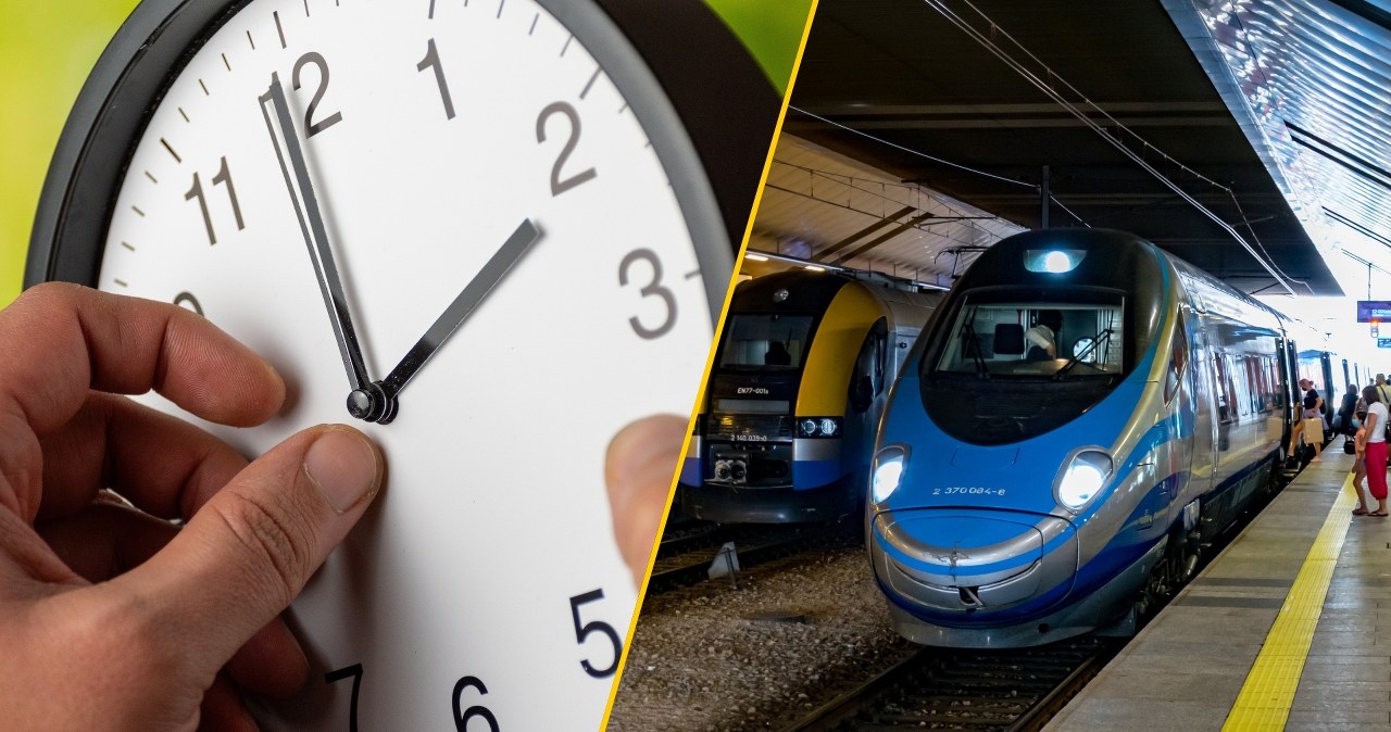 ​Zmiana czasu na zimowy. Jak pojadą pociągi?