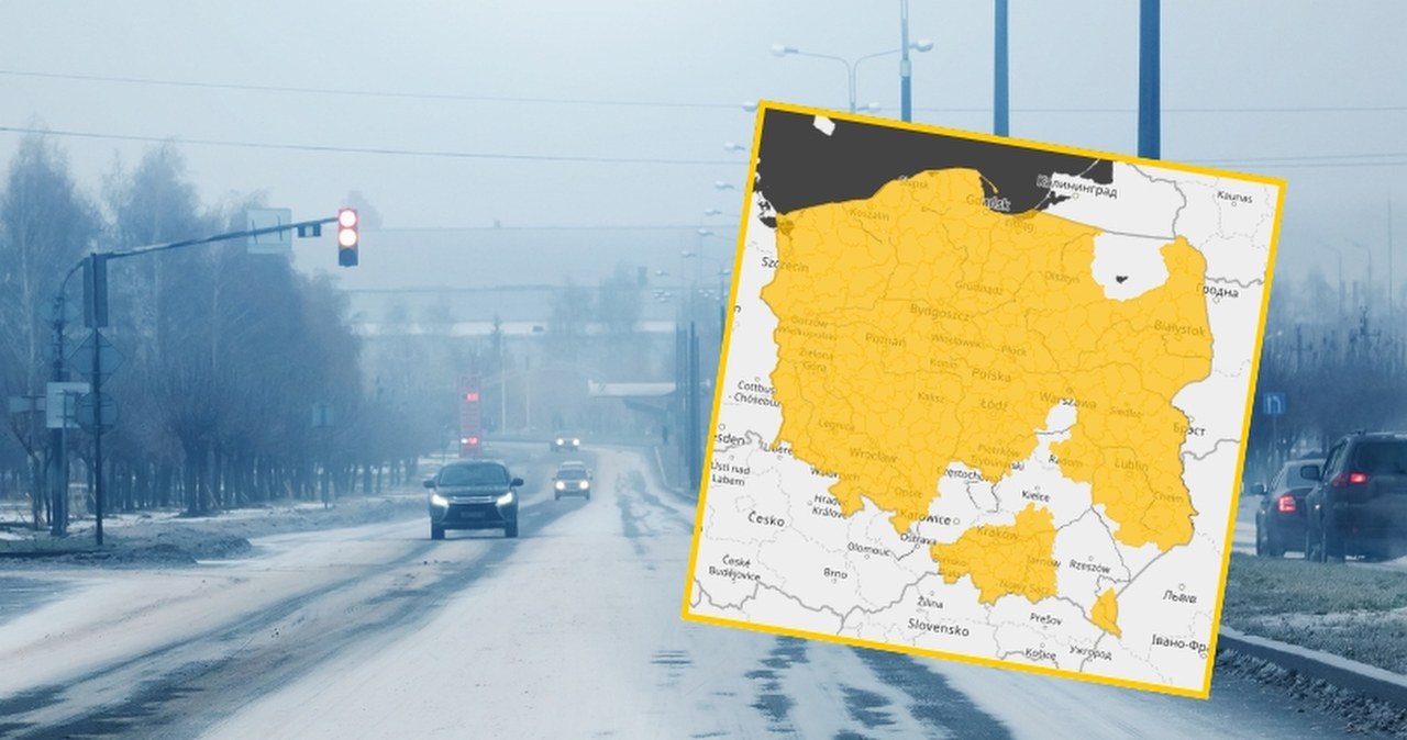 Marznące opady w 10 województwach. IMGW ostrzega