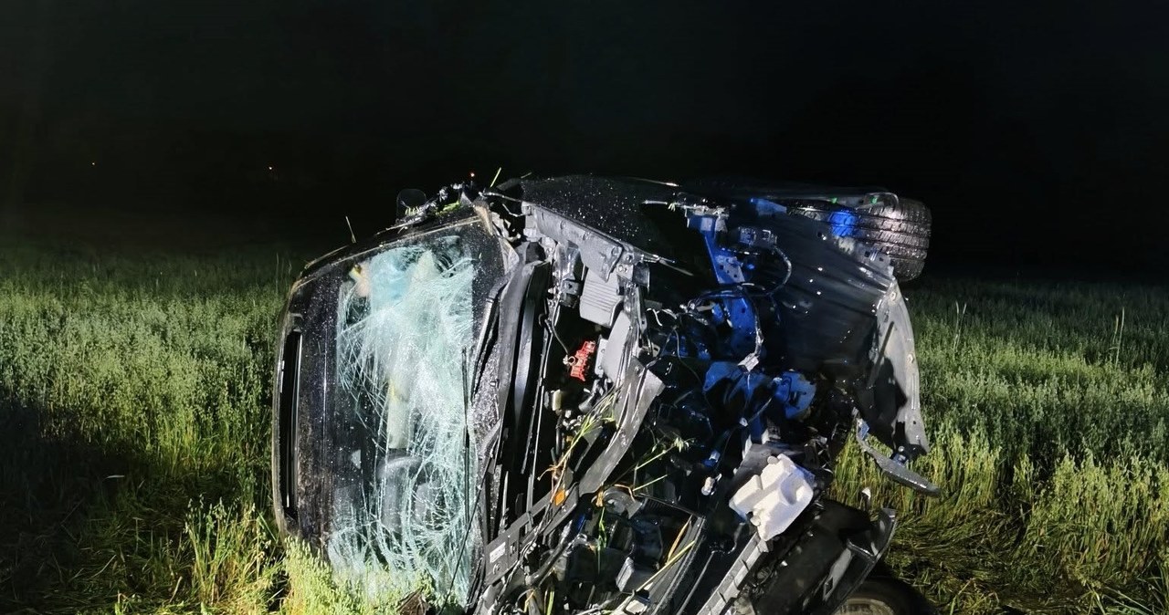 Pijana kobieta w ciąży dachowała z 6-latkiem! Szokujący wypadek na Podlasiu