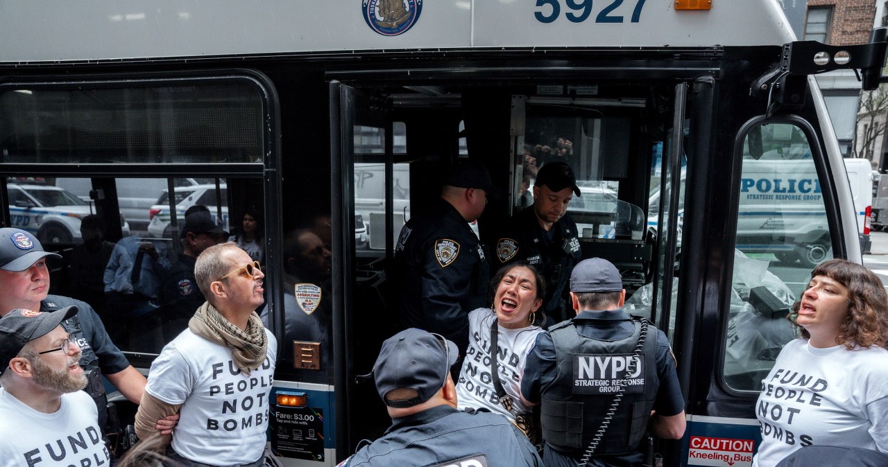 Nie chcą, by USA sprzedawały broń Izraelowi. Masowe zatrzymania w Nowym Jorku