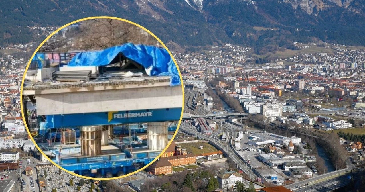 1400-tonowy kolos w ruchu. Przenieśli most bez użycia dźwigów