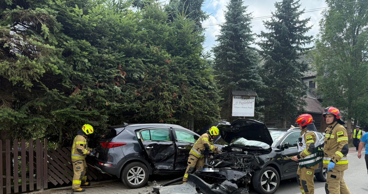 Groźna sytuacja w Białym Dunajcu. Troje dzieci poszkodowanych