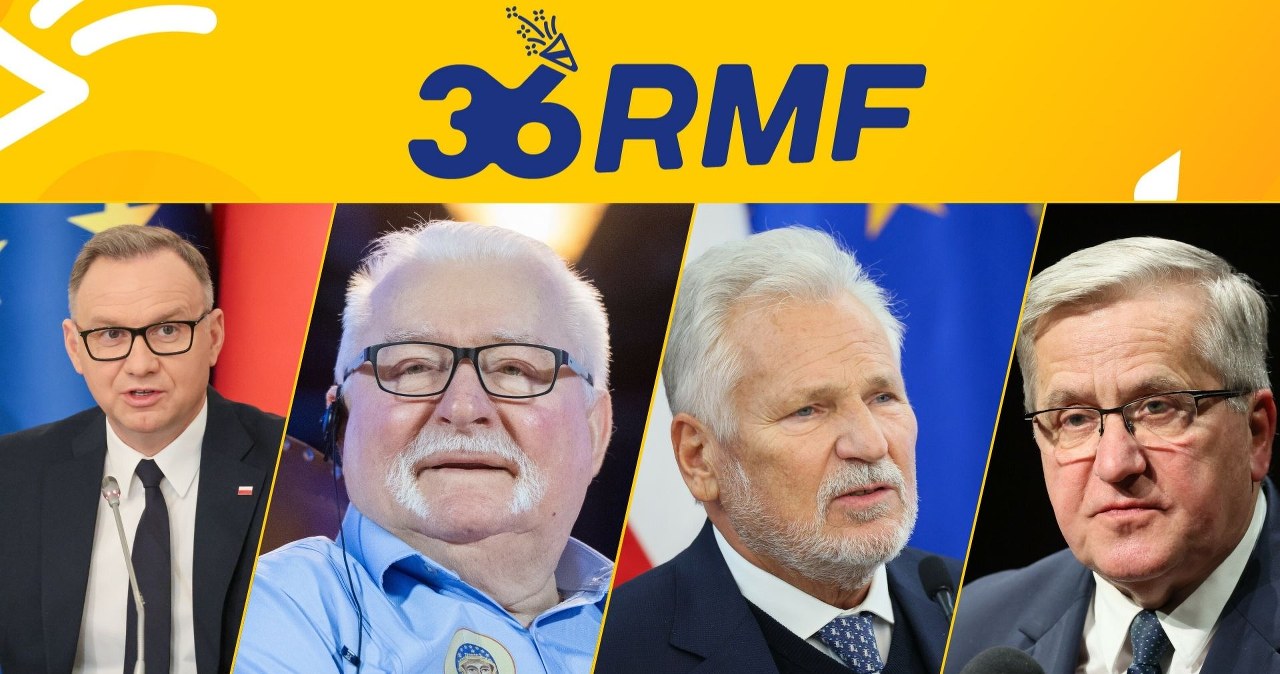 Wszyscy polscy prezydenci na urodzinowym live’ie RMF FM! Historyczne wydarzenie na antenie i w sieci