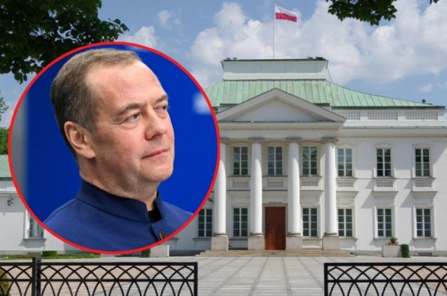 „Pałac Belwederski zbudowany za rosyjskie pieniądze”. Miedwiediew grozi Polsce pozwem