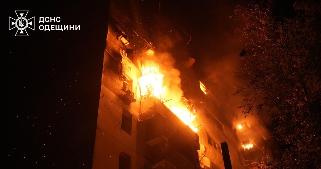​Ciężka noc Ukrainy. Zełenski podał dane