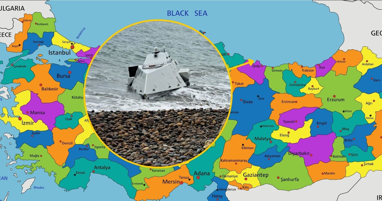 Turcy zniszczyli amerykańskiego drona znalezionego na wybrzeżu Morza Czarnego