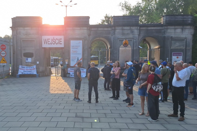 Pracownicy odlewni protestują. „Nie możemy wejść do pracy”