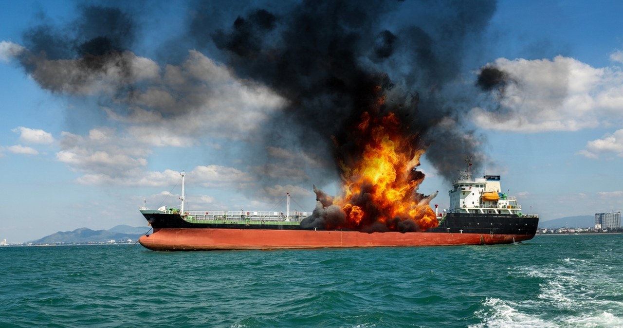 Tankowiec rosyjskiej floty cieni poszedł na dno. Ukraina oskarżona