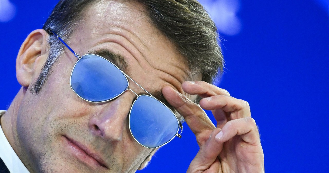 ​Macron w aviatorach. Tajemnica okularów prezydenta wyjaśniona