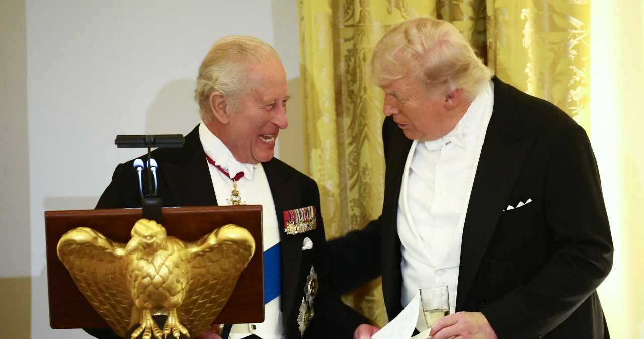 Trump "zasmakował" brytyjskiego humoru. Królewskie dowcipy w Białym Domu