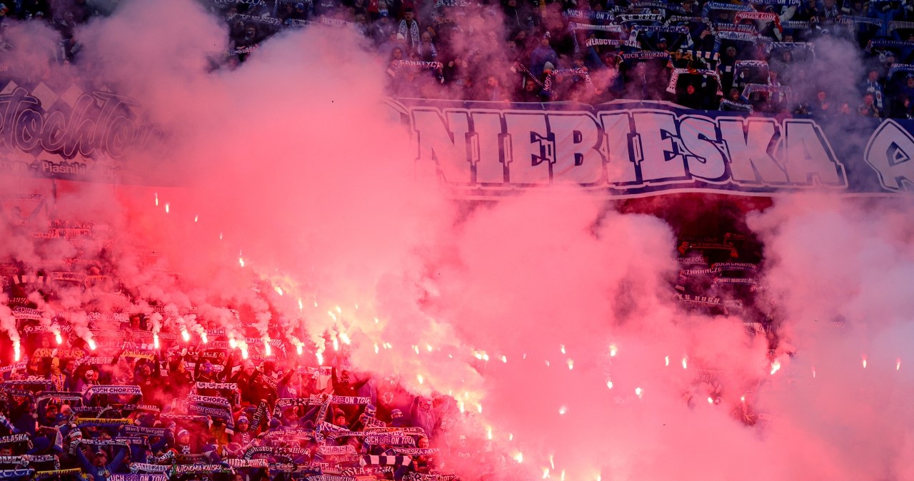 Łódź: To był mecz podwyższonego ryzyka. Ranny policjant i kibic z urazem