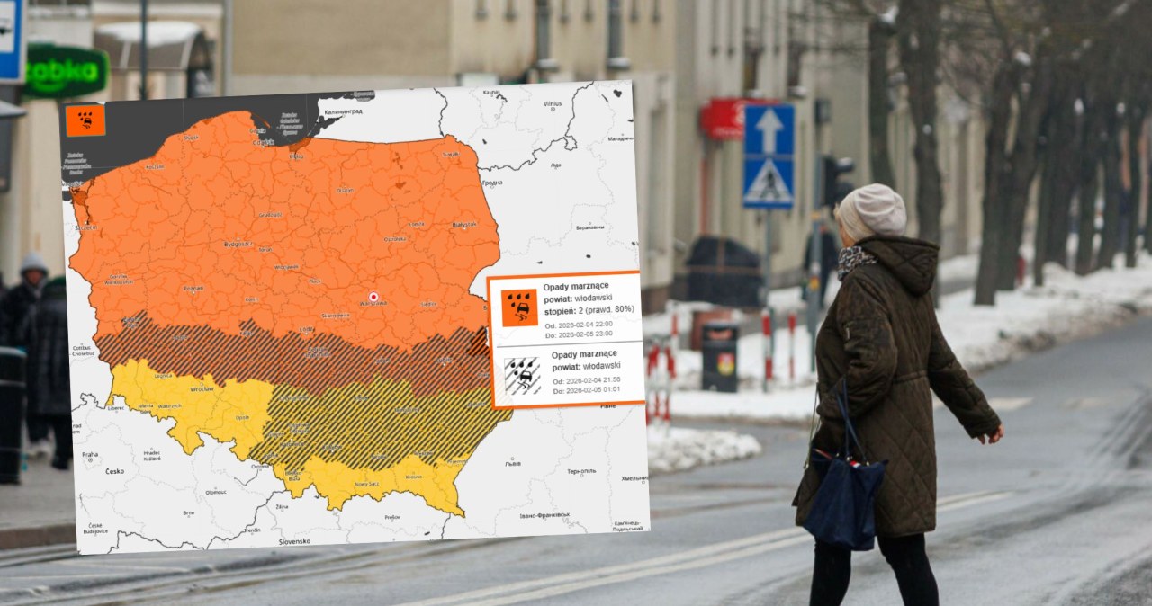 "Szklanka" na drogach i chodnikach. Alert dla kierowców