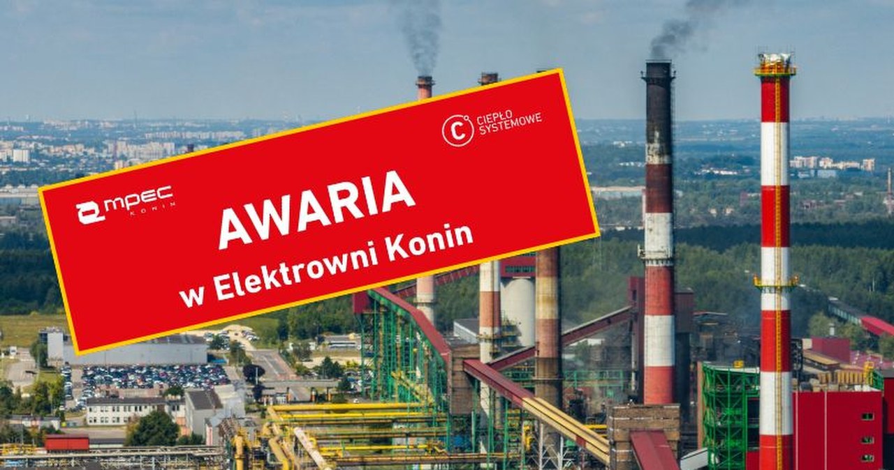 Awaria w Elektrowni Konin. Problemy mieszkańców