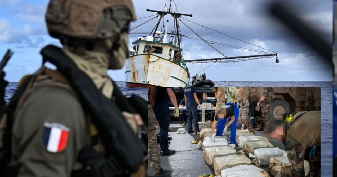10 ton kokainy wartych pół miliarda euro. Brawurowa akcja na morzu