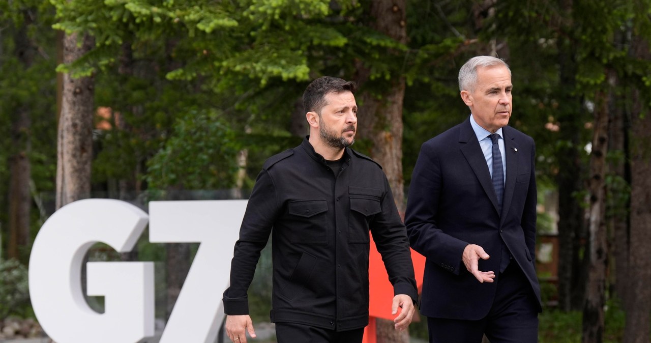 "Zakulisowa rozmowa" Zełenskiego na szczycie G7. "Omówiliśmy kroki"