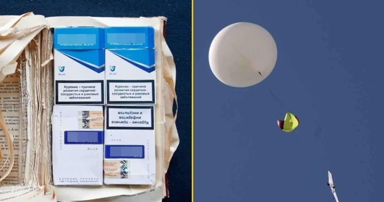 Dziesiątki balonów z białoruską kontrabandą. Jeden z nich spadł w Polsce