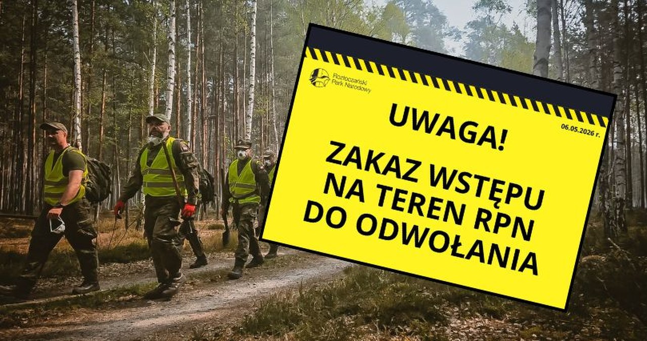 Park narodowy zamknięty dla odwiedzających. Wszystko przez pożar