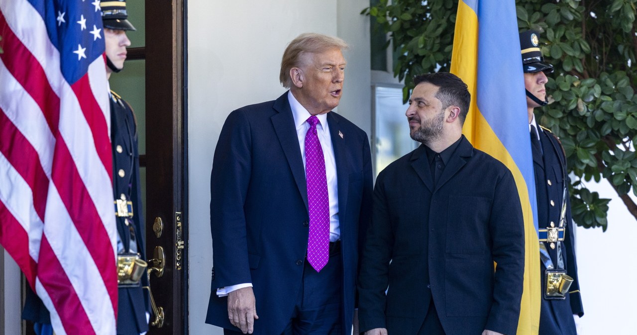 Zełenski w Białym Domu: Drony za Tomahawki