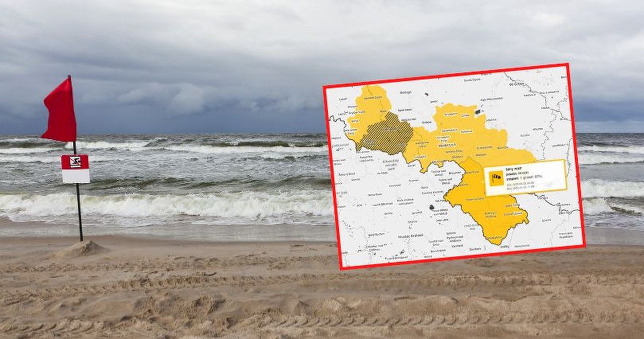 Silny wiatr nad Polską. Ostrzeżenia IMGW dla 13 województw