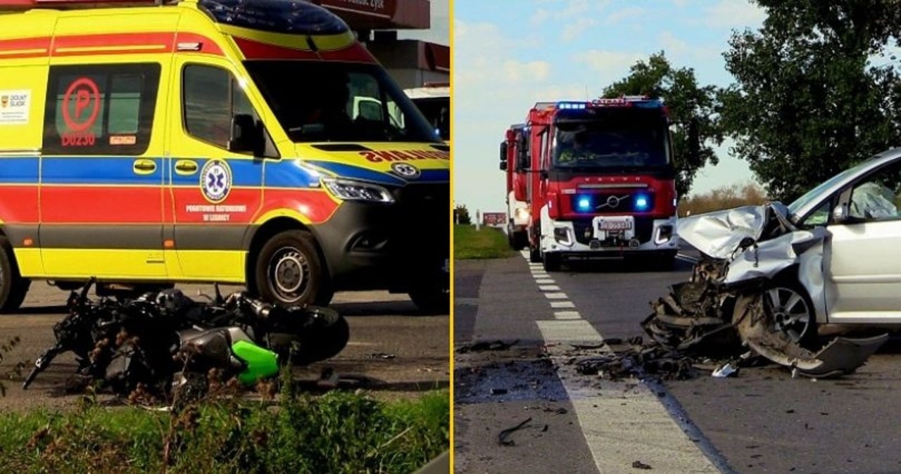 Tragedia na Dolnym Śląsku. Nie ustąpił pierwszeństwa kolumnie motocyklistów