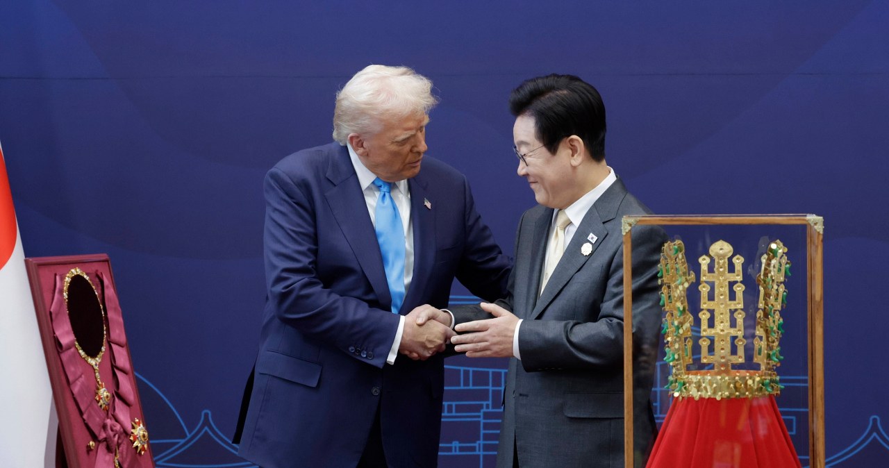 Trump powitany po królewsku. Oto co dostał w Korei Południowej