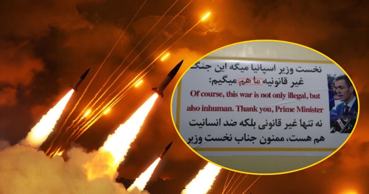 Iran podziękował. Rakieta z pozdrowieniami dla premiera Hiszpanii