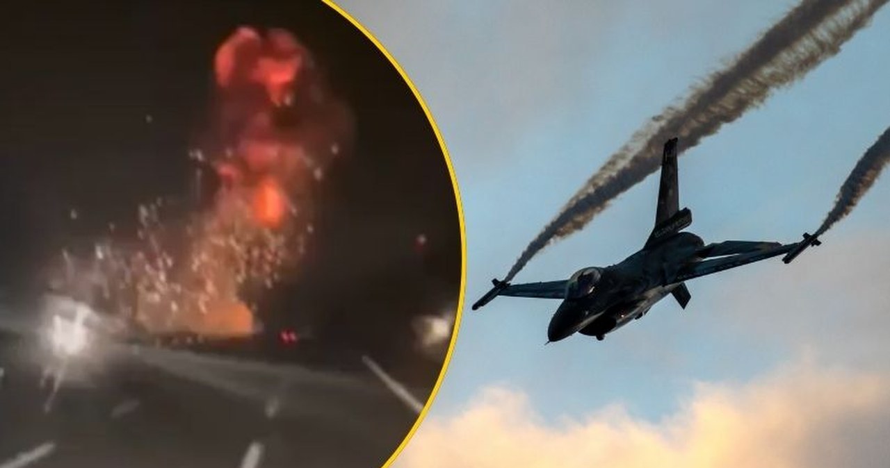 F-16 rozbił się podczas lotu szkoleniowego. Katastrofa w Turcji