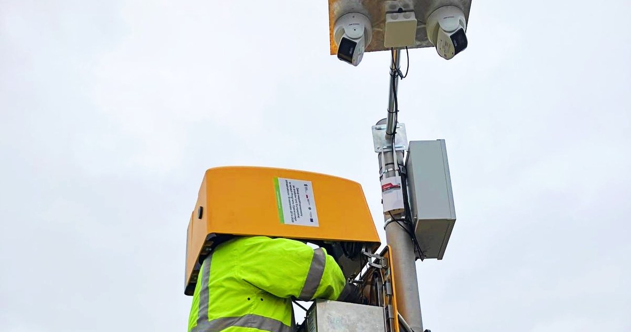 Fotoradar rekordzista znowu zniszczony