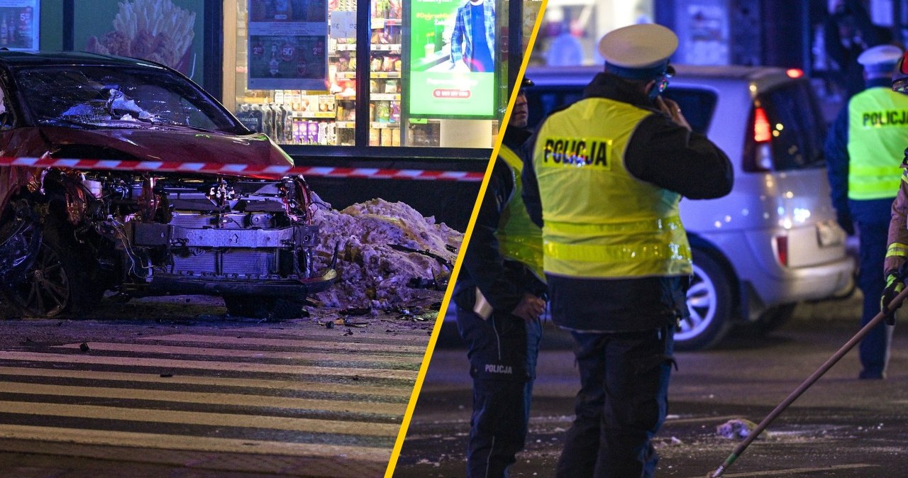 Auto dachowało i uderzyło w pieszych. 6-latek nie żyje