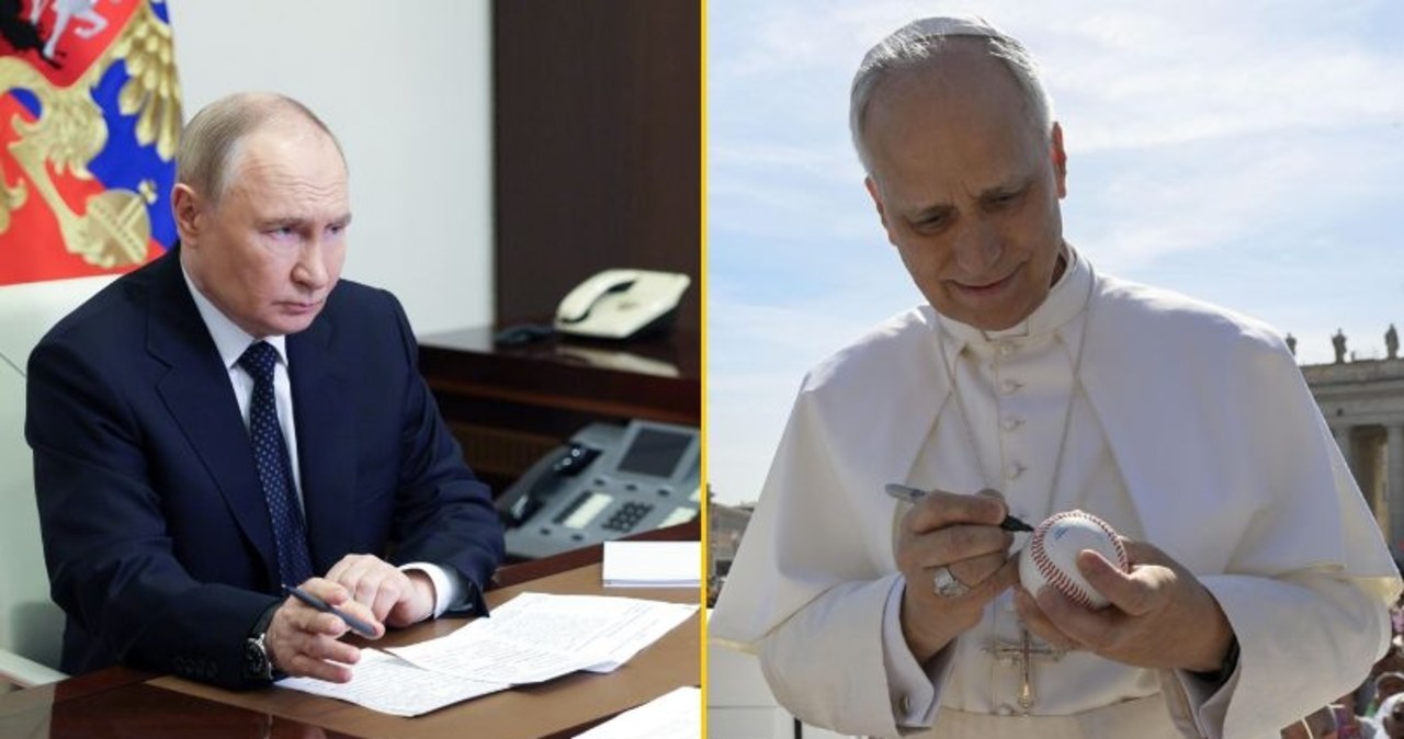 Pierwsza taka rozmowa. Putin zadzwonił do papieża Leona XIV