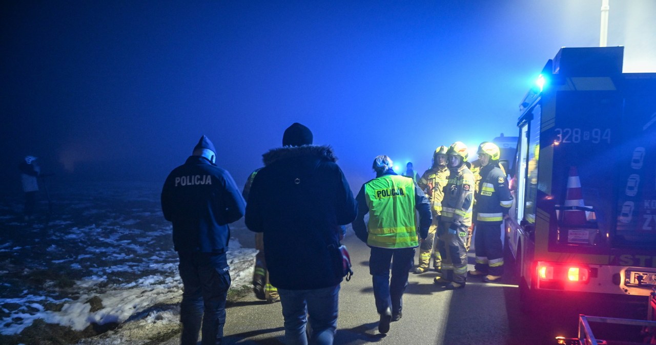Śmigłowiec runął pod Rzeszowem. Jest wstępna hipoteza