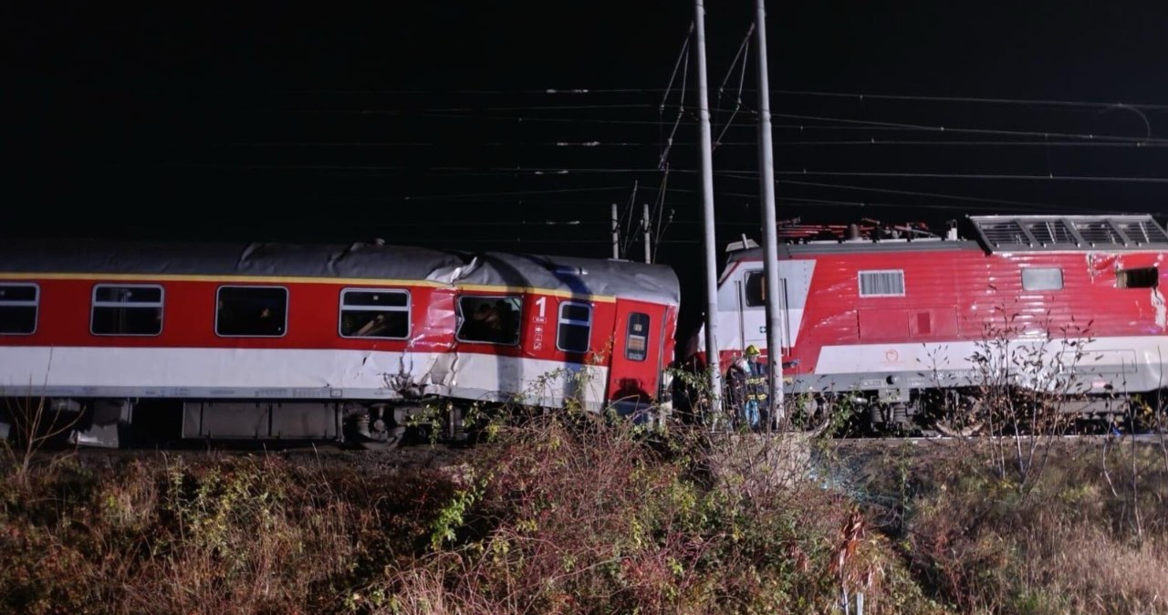 Katastrofa kolejowa na Słowacji. Jest wielu poszkodowanych