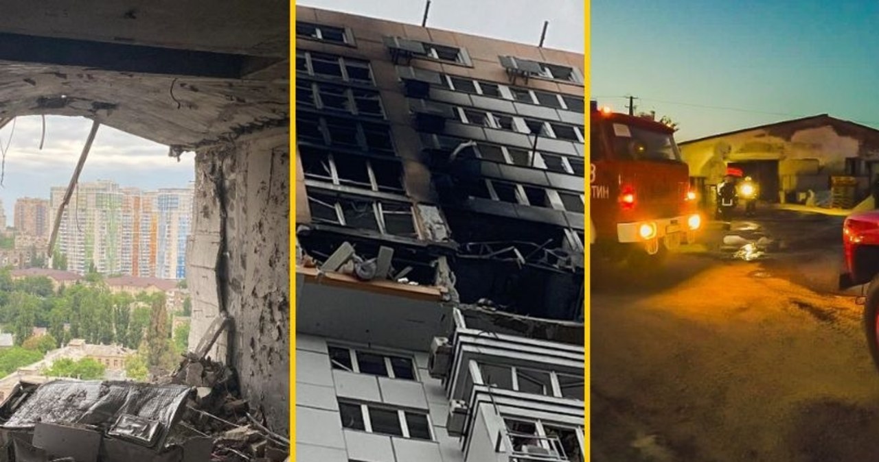 Rosyjskie drony, śmierć i zniszczenie. Odessa i Charków pod ostrzałem