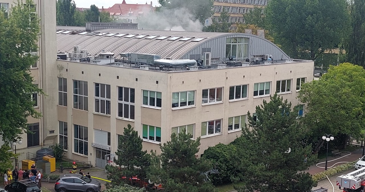 Pożar na AGH w Krakowie. Ewakuowano 20 osób