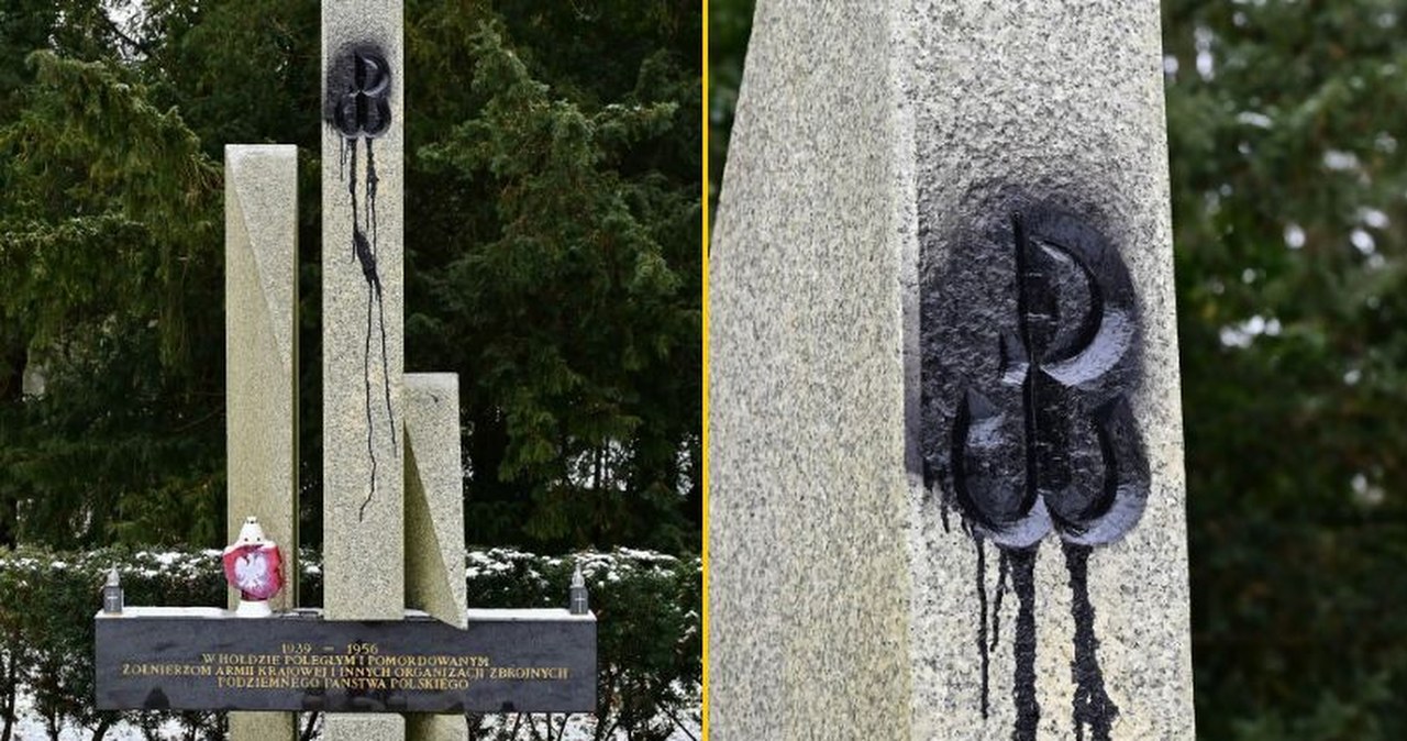 Dewastacja pomnika Armii Krajowej. IPN apeluje do prokuratury