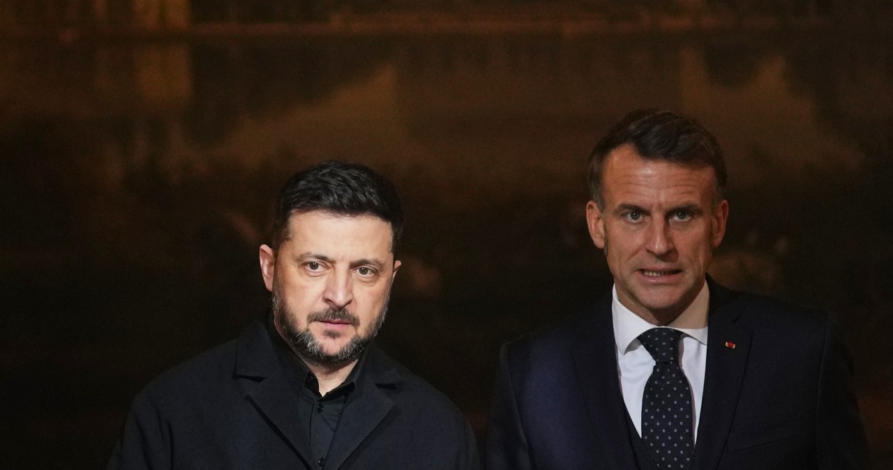 Macron ogłasza po rozmowach z Zełenskim. "Obecnie nie ma planu"
