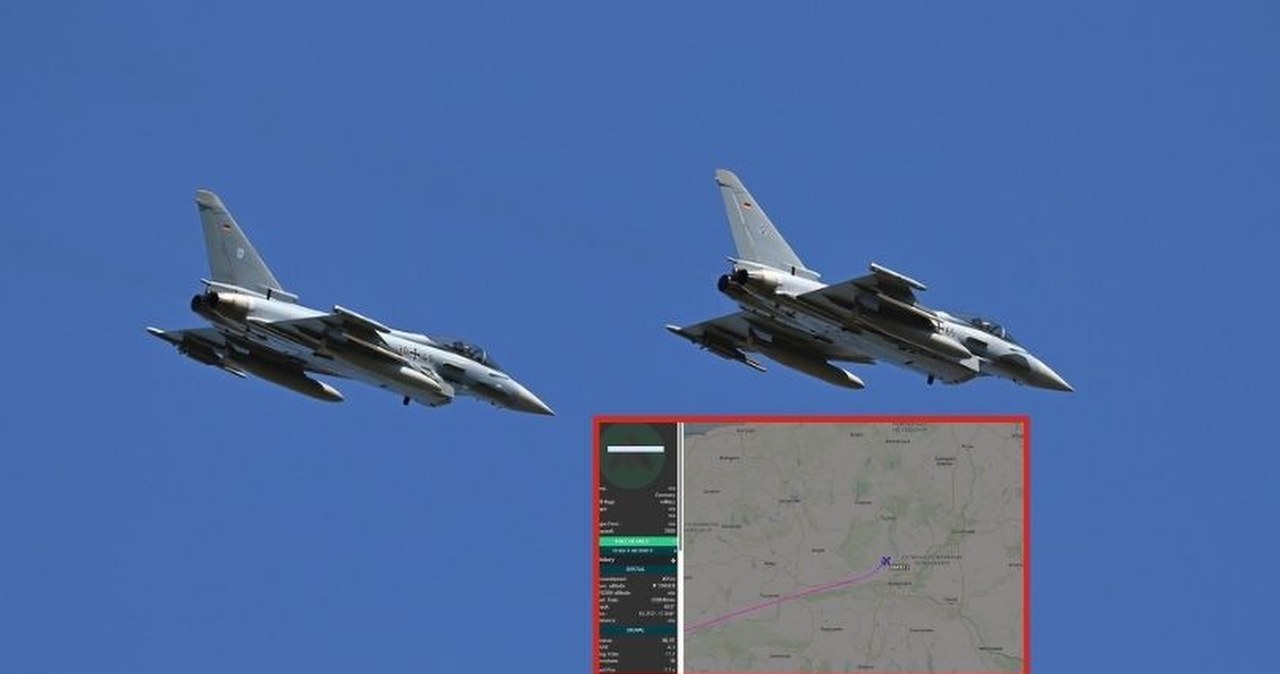 Myśliwce Luftwaffe przybyły do Polski. Będą chronić wschodnią flankę NATO