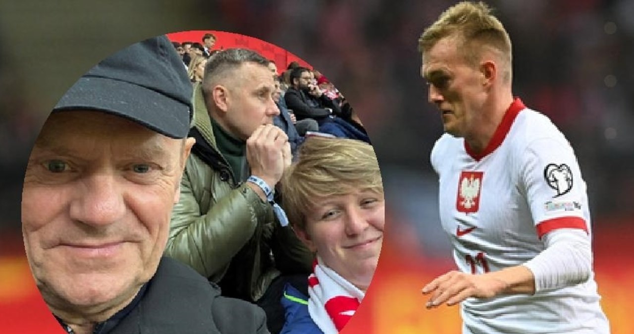 Tusk "incognito" na meczu Polaków? Ostry komentarz Szefernakera
