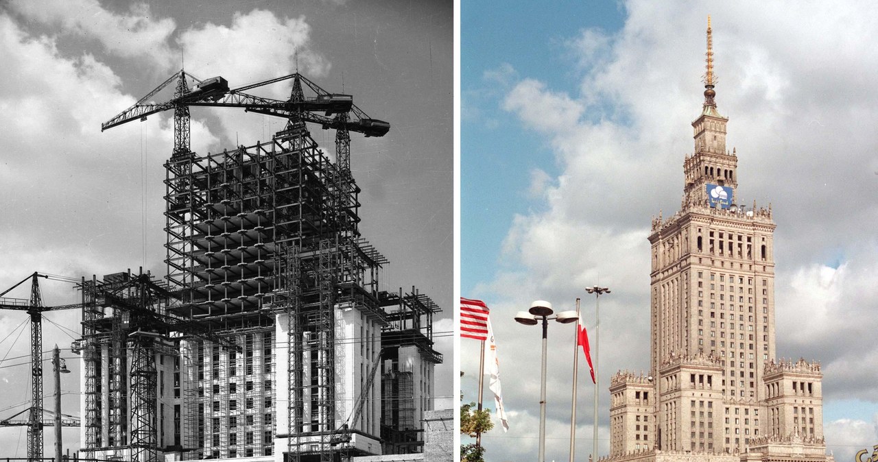 Urodziny Pałacu Kultury i Nauki. Zobaczcie archiwalne zdjęcia z budowy