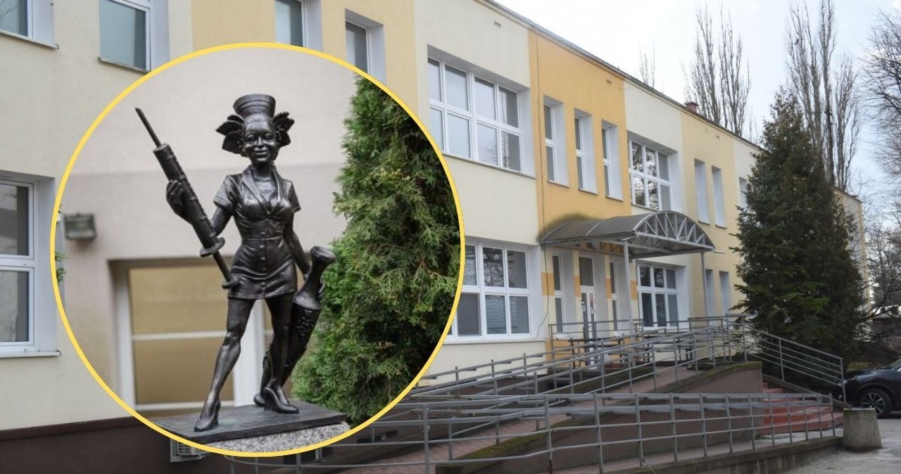 Kontrowersyjna rzeźba przed szpitalem. Pielęgniarki żądają jej usunięcia