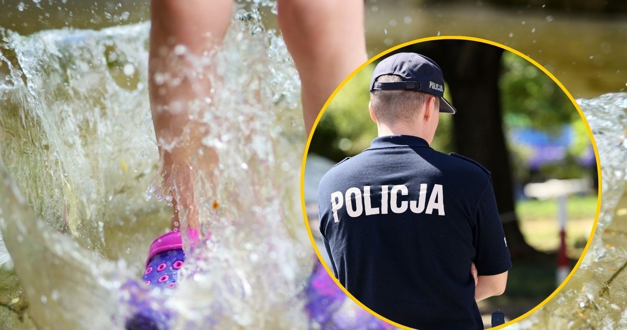 8-latka w samym stroju kąpielowym w parku. Nietypowa interwencja policji