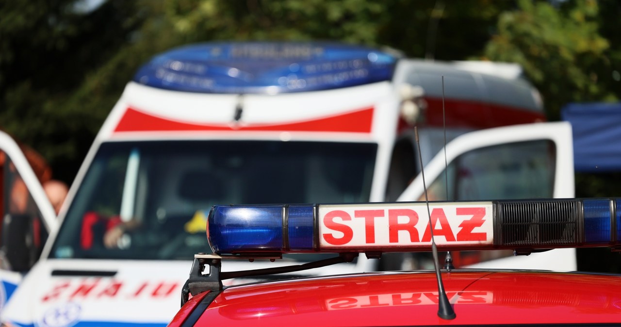 Rodzina z dziećmi zatruta czadem. Nocna akcja strażaków w Kwidzynie