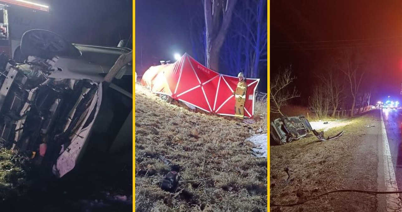 Strażacy musieli użyć narzędzi hydraulicznych. Tragedia na DK5